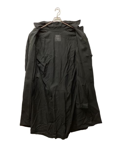 s'yte（サイト）s'yte (サイト) BIO-WASH LYOCELL TWILL OVERSIZE MILITARY COAT/リヨセルオーバーコート ブラック サイズ:3の古着・服飾アイテム