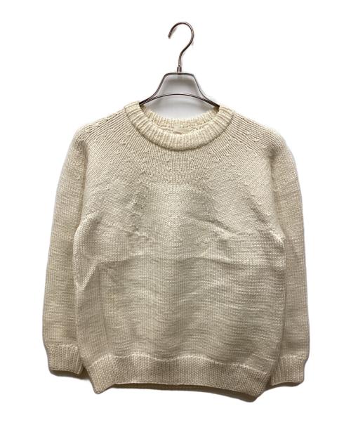 COMOLI（コモリ）COMOLI (コモリ) ローゲージニット アイボリー サイズ:2の古着・服飾アイテム