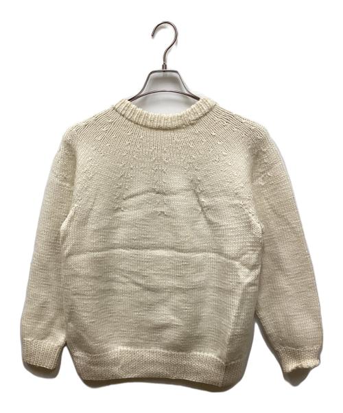 COMOLI（コモリ）COMOLI (コモリ) ローゲージニット アイボリー サイズ:2の古着・服飾アイテム