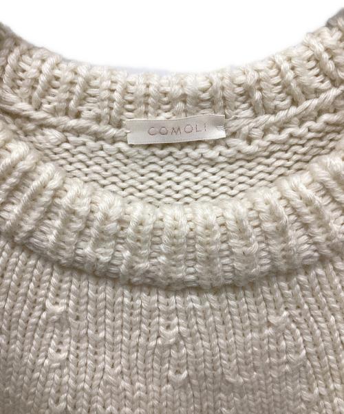 COMOLI（コモリ）COMOLI (コモリ) ローゲージニット アイボリー サイズ:2の古着・服飾アイテム