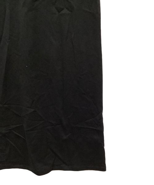 MACPHEE（マカフィー）MACPHEE (マカフィー) コットンサッカーコンビ パフスリーブワンピース ブラック サイズ:36の古着・服飾アイテム