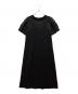 MACPHEE (マカフィー) コットンサッカーコンビ パフスリーブワンピース ブラック サイズ:36：4000円