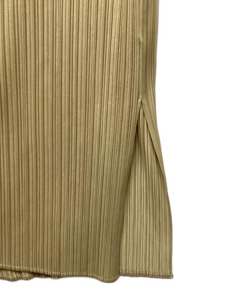 PLEATS PLEASE（プリーツプリーズ）PLEATS PLEASE (プリーツプリーズ) ノースリーブワンピース アイボリー サイズ:4の古着・服飾アイテム