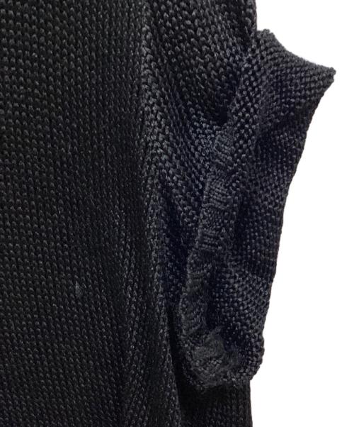 Yves Saint Laurent（イヴサンローラン）Yves Saint Laurent (イヴサンローラン) ローゲージS/Sニット ブラック サイズ:Lの古着・服飾アイテム