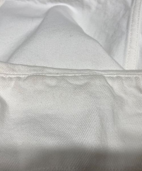 Maison MIHARA YASUHIRO（メゾン ミハラ ヤスヒロ）Maison MIHARA YASUHIRO (メゾン ミハラ ヤスヒロ) 変形デニムジャケット ホワイト サイズ:Fの古着・服飾アイテム