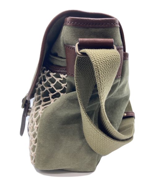 PAPAS（パパス）PAPAS (パパス) ハンティングショルダーバッグ オリーブの古着・服飾アイテム