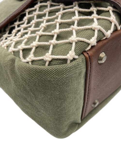 PAPAS（パパス）PAPAS (パパス) ハンティングショルダーバッグ オリーブの古着・服飾アイテム