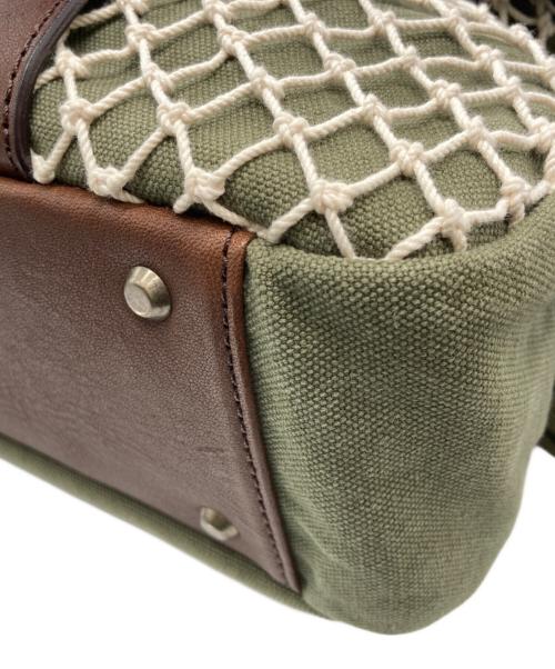 PAPAS（パパス）PAPAS (パパス) ハンティングショルダーバッグ オリーブの古着・服飾アイテム