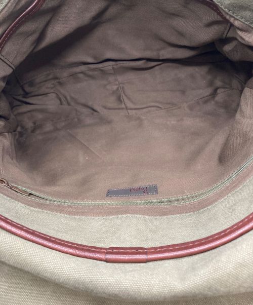 PAPAS（パパス）PAPAS (パパス) ハンティングショルダーバッグ オリーブの古着・服飾アイテム