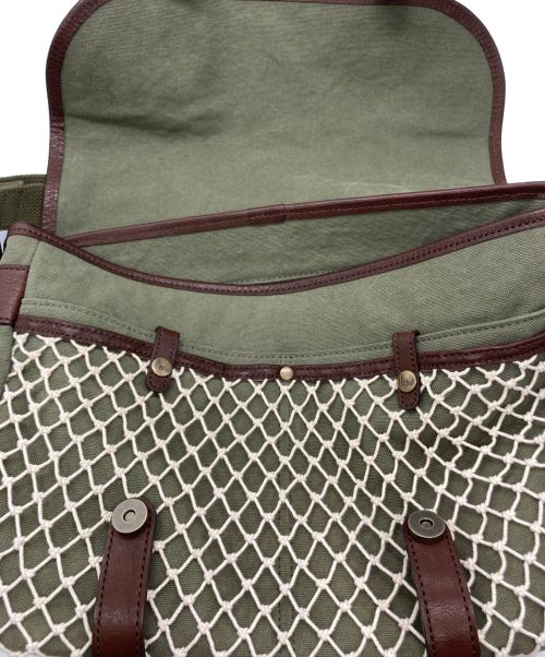 PAPAS（パパス）PAPAS (パパス) ハンティングショルダーバッグ オリーブの古着・服飾アイテム