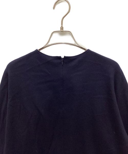 CYCLAS（シクラス）CYCLAS (シクラス) フロントギャザーニット ネイビー サイズ:XSの古着・服飾アイテム