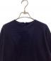 中古・古着 CYCLAS (シクラス) フロントギャザーニット ネイビー サイズ:XS：6000円