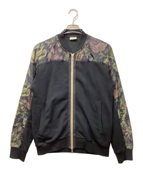 DRIES VAN NOTEN（ドリスヴァンノッテン）DRIES VAN NOTEN (ドリスヴァンノッテン) キルティング切替ブルゾン ブラック サイズ:Sの古着・服飾アイテム