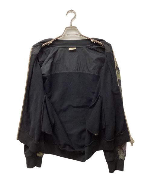 DRIES VAN NOTEN（ドリスヴァンノッテン）DRIES VAN NOTEN (ドリスヴァンノッテン) キルティング切替ブルゾン ブラック サイズ:Sの古着・服飾アイテム