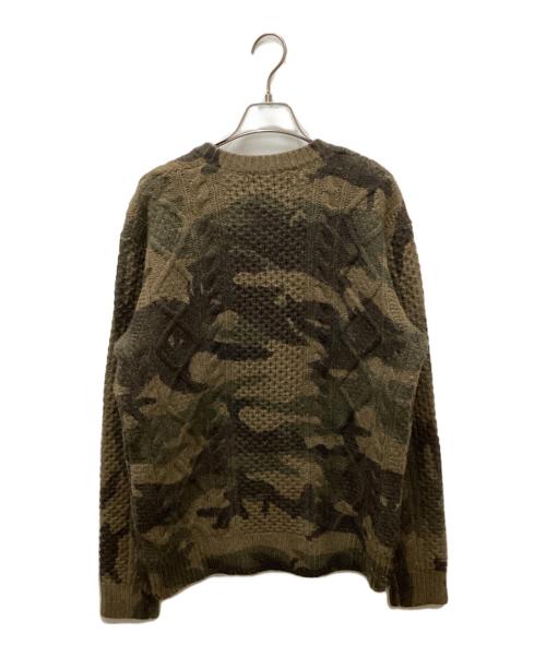 POLO COUNTRY（ポロカントリー）POLO COUNTRY (ポロカントリー) クルーネックニット カーキ サイズ:Sの古着・服飾アイテム