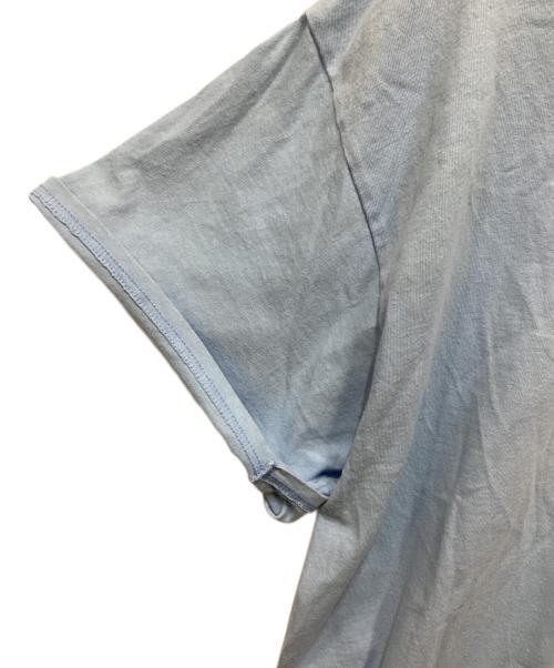 Noah（ノア）Noah (ノア) プリントTシャツ ブルー サイズ:XXLの古着・服飾アイテム