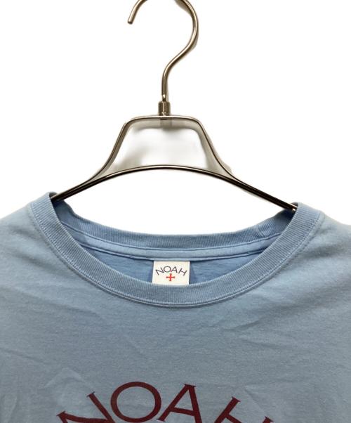 Noah（ノア）Noah (ノア) プリントTシャツ ブルー サイズ:XXLの古着・服飾アイテム