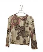 LEONARDレオナール）の古着「総柄ブラウス」｜ベージュ