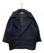 CURRENTAGEカレンテージ）の古着「ウールビーバーコート」｜ネイビー