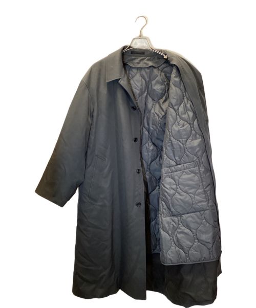 Graphpaper（グラフペーパー）Graphpaper (グラフペーパー) Scale Off Wool Balmacaan Coat / ウールコート カーキ サイズ:1の古着・服飾アイテム
