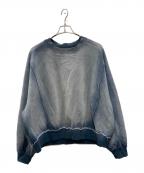 Lui'sルイス）の古着「HARD BLEACH SWEAT」｜ネイビー