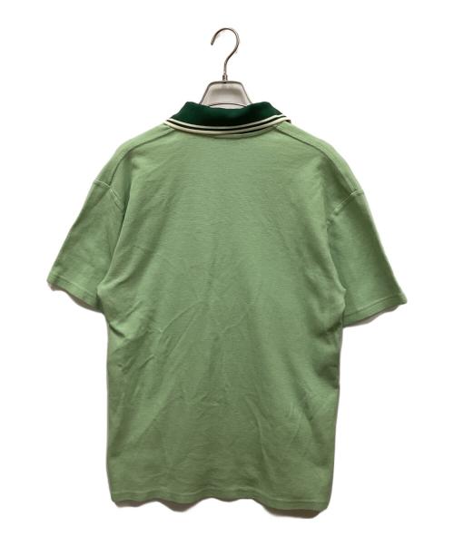 maison kitsune（メゾンキツネ）maison kitsune (メゾンキツネ) ポロシャツ グリーン サイズ:XLの古着・服飾アイテム