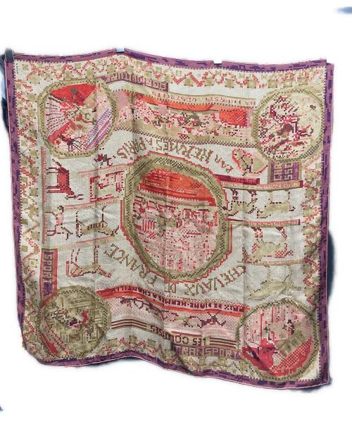 HERMES（エルメス）HERMES (エルメス) カレ90 レッドの古着・服飾アイテム