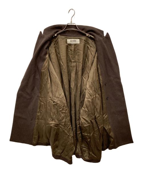 BASISBROEK（バージスブルック）BASISBROEK (バージスブルック) EGGダブルチェスターコート ブラウン サイズ:3の古着・服飾アイテム