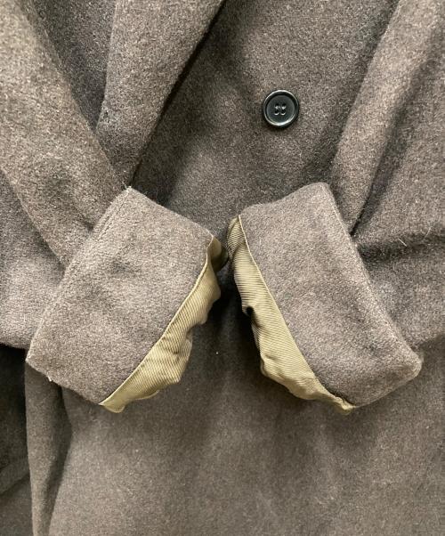 BASISBROEK（バージスブルック）BASISBROEK (バージスブルック) EGGダブルチェスターコート ブラウン サイズ:3の古着・服飾アイテム