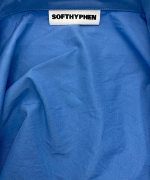SOFTHYPHEN（ソフトハイフン）SOFTHYPHEN (ソフトハイフン) 半袖シャツ ブルー サイズ:03の古着・服飾アイテム