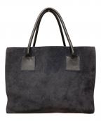 MANUELAマヌエラ）の古着「スクエアトート」｜ネイビー