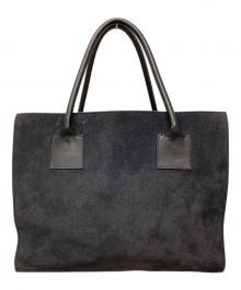 MANUELA（マヌエラ）の古着「スクエアトート」｜ネイビー