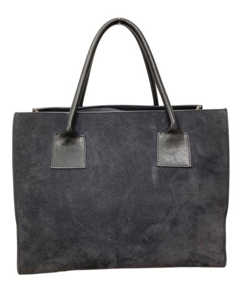 MANUELA（マヌエラ）MANUELA (マヌエラ) スクエアトート ネイビーの古着・服飾アイテム