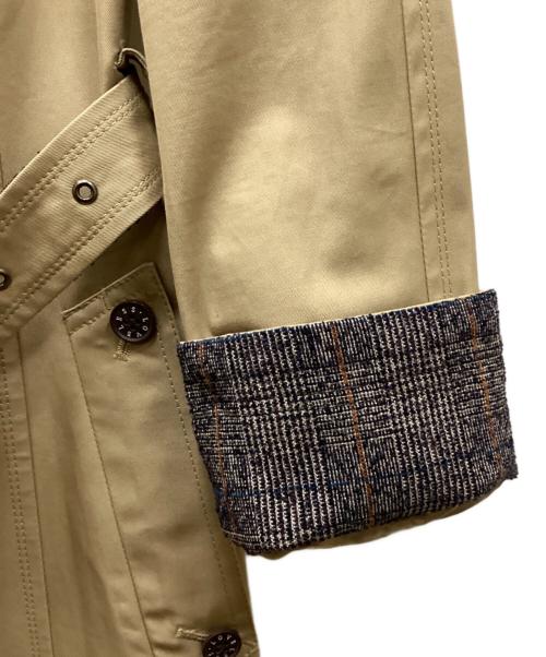 LOVELESS（ラブレス）LOVELESS (ラブレス) ブロッキングトレンチコート ベージュ サイズ:44の古着・服飾アイテム