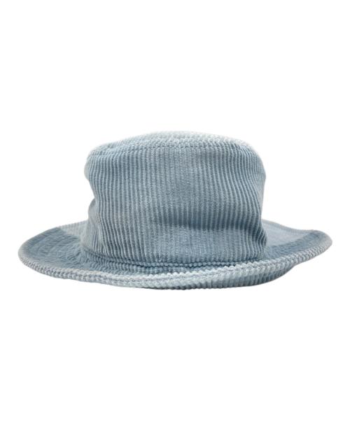 stussy（ステューシー）stussy (ステューシー) コーデュロイバケットハット ブルー サイズ:L/XLの古着・服飾アイテム