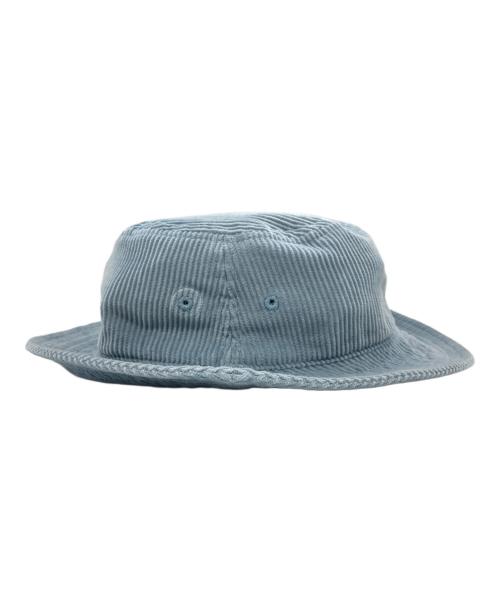 stussy（ステューシー）stussy (ステューシー) コーデュロイバケットハット ブルー サイズ:L/XLの古着・服飾アイテム