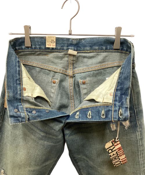 RRL（ダブルアールエル）RRL (ダブルアールエル) スリムフィットセルビッジジーンズ インディゴ サイズ:71cm(w28)の古着・服飾アイテム