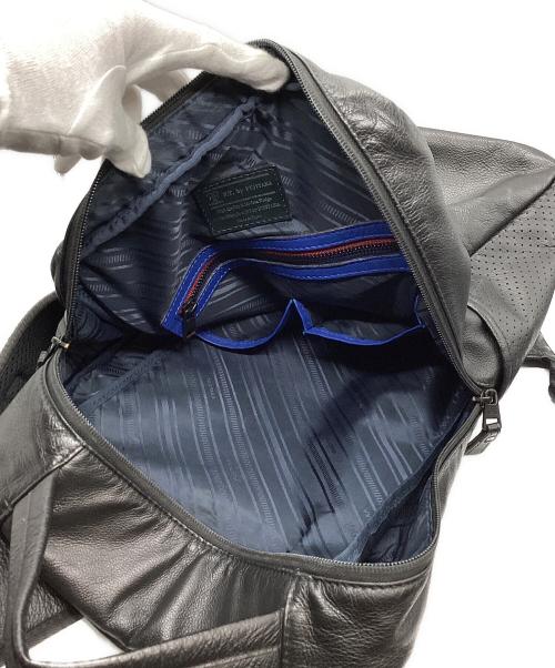 FUJITAKA（フジタカ）FUJITAKA (フジタカ) レザーリュック ブラックの古着・服飾アイテム