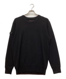 BRIEFING（ブリーフィング）の古着「CASHMERE CREW NECK KNIT/カシミヤクルーネックニット」｜ブラック