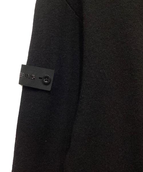 BRIEFING（ブリーフィング）BRIEFING (ブリーフィング) CASHMERE CREW NECK KNIT/カシミヤクルーネックニット ブラック サイズ:Lの古着・服飾アイテム