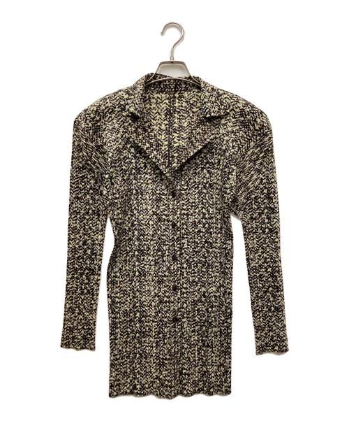 PLEATS PLEASE（プリーツプリーズ）PLEATS PLEASE (プリーツプリーズ) 総柄プリーツブラウス マルチカラー サイズ:3の古着・服飾アイテム