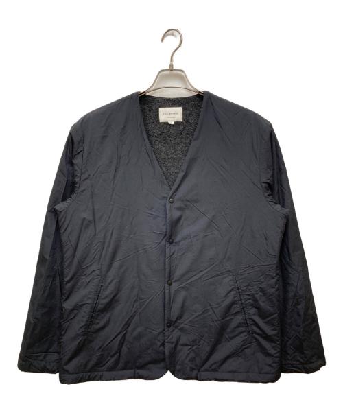 STILL BY HAND（スティルバイハンド）STILL BY HAND (スティルバイハンド) 中綿入りウール混ボア付きインナーブルゾン ブラック サイズ:50の古着・服飾アイテム