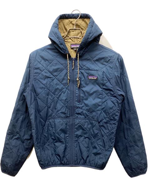 Patagonia（パタゴニア）Patagonia (パタゴニア) Diamond Quilt Bomber Hoody/キルトボンバーフーディー ブルー サイズ:Sの古着・服飾アイテム