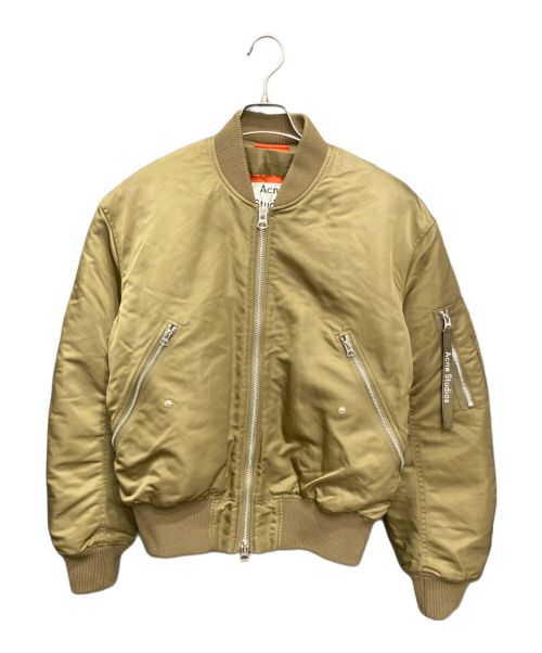 Acne studios（アクネ ストゥディオズ）Acne studios (アクネ ストゥディオス) MAKIO MA-1 BOMBER JACKET/ボンバージャケット グリーン サイズ:44の古着・服飾アイテム