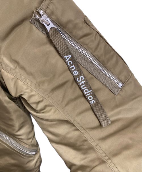 Acne studios（アクネ ストゥディオズ）Acne studios (アクネ ストゥディオス) MAKIO MA-1 BOMBER JACKET/ボンバージャケット グリーン サイズ:44の古着・服飾アイテム