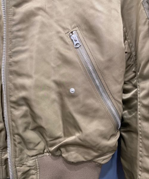 Acne studios（アクネ ストゥディオズ）Acne studios (アクネ ストゥディオス) MAKIO MA-1 BOMBER JACKET/ボンバージャケット グリーン サイズ:44の古着・服飾アイテム