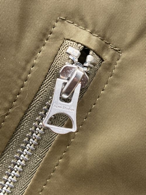 Acne studios（アクネ ストゥディオズ）Acne studios (アクネ ストゥディオス) MAKIO MA-1 BOMBER JACKET/ボンバージャケット グリーン サイズ:44の古着・服飾アイテム