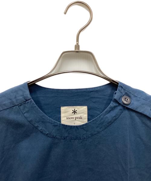 Snow peak（スノーピーク）Snow peak (スノーピーク) SS Pullover/SS プルオーバー ブルー サイズ:記載なしの古着・服飾アイテム