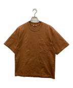 AURALEEオーラリー）の古着「STAND-UP TEE/スタンドアップTシャツ」｜ブラウン