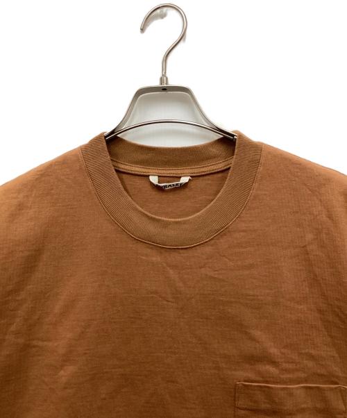 AURALEE（オーラリー）AURALEE (オーラリー) STAND-UP TEE/スタンドアップTシャツ ブラウン サイズ:3の古着・服飾アイテム